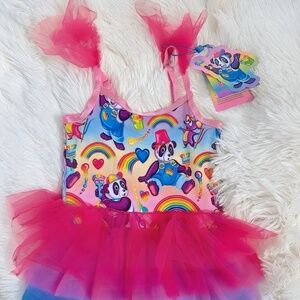 Posh Peanut Lisa Frank Tulle Romper